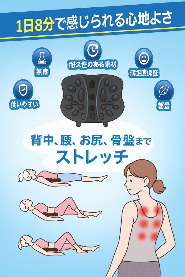 肩甲骨はがしピローRAKUNA(ラクナ)