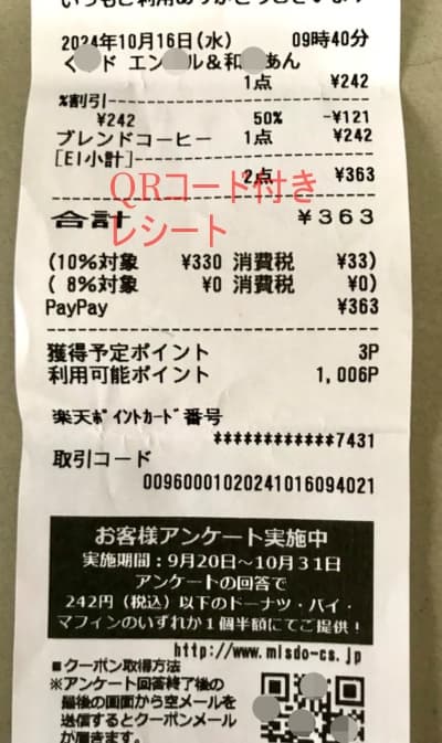 ドーナツがお得に購入できる「半額クーポン」