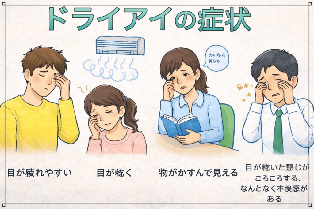 緑内障と勘違いしやすいもの