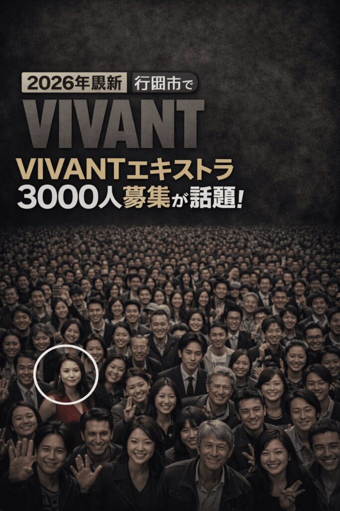 行田市VIVANTエキストラ3000人