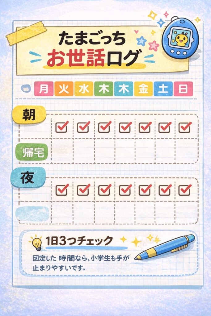 チェック欄3つの見える化