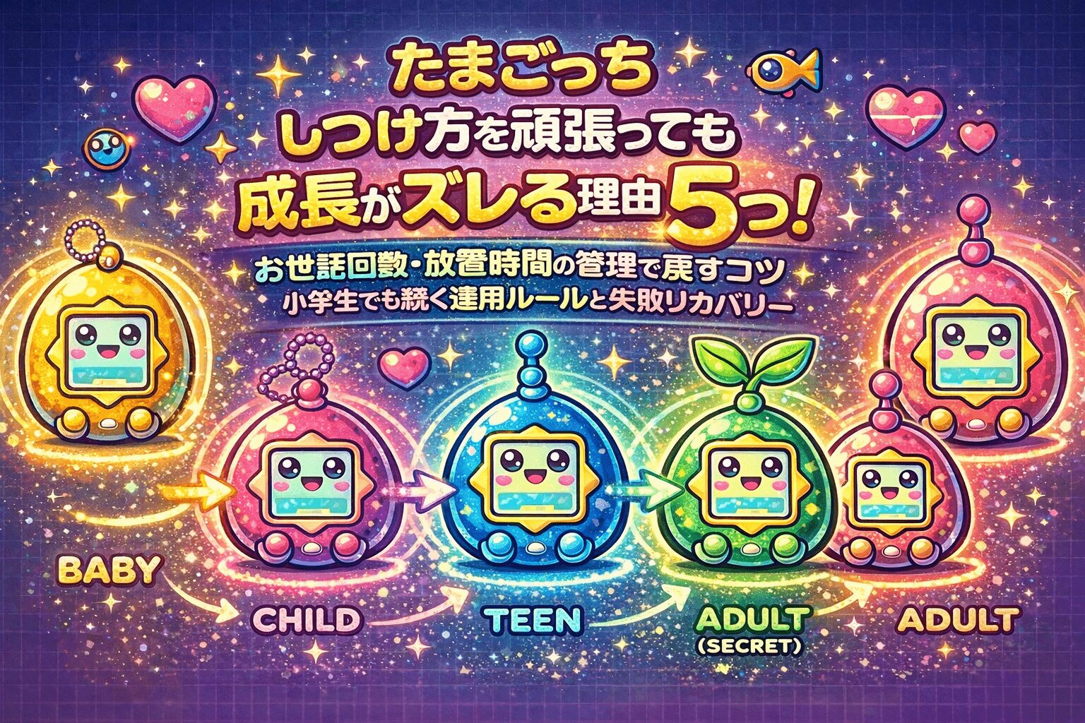 たまごっち しつけ方